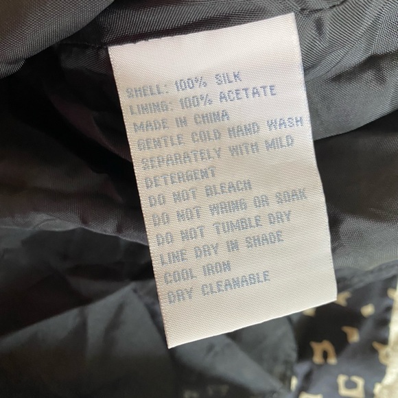 Anthro Lil 100% SILK SKIRT size 8 - Picture 6 of 9